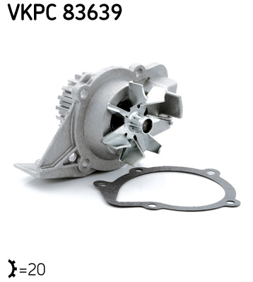Vodné čerpadlo, chladenie motora SKF